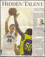 Ilan playing basketball