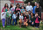 My sister Schlomit and her extended family