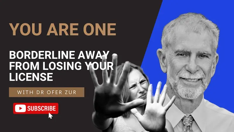 Youtube Thumbnail - You are on Borderline Away From Losing your License